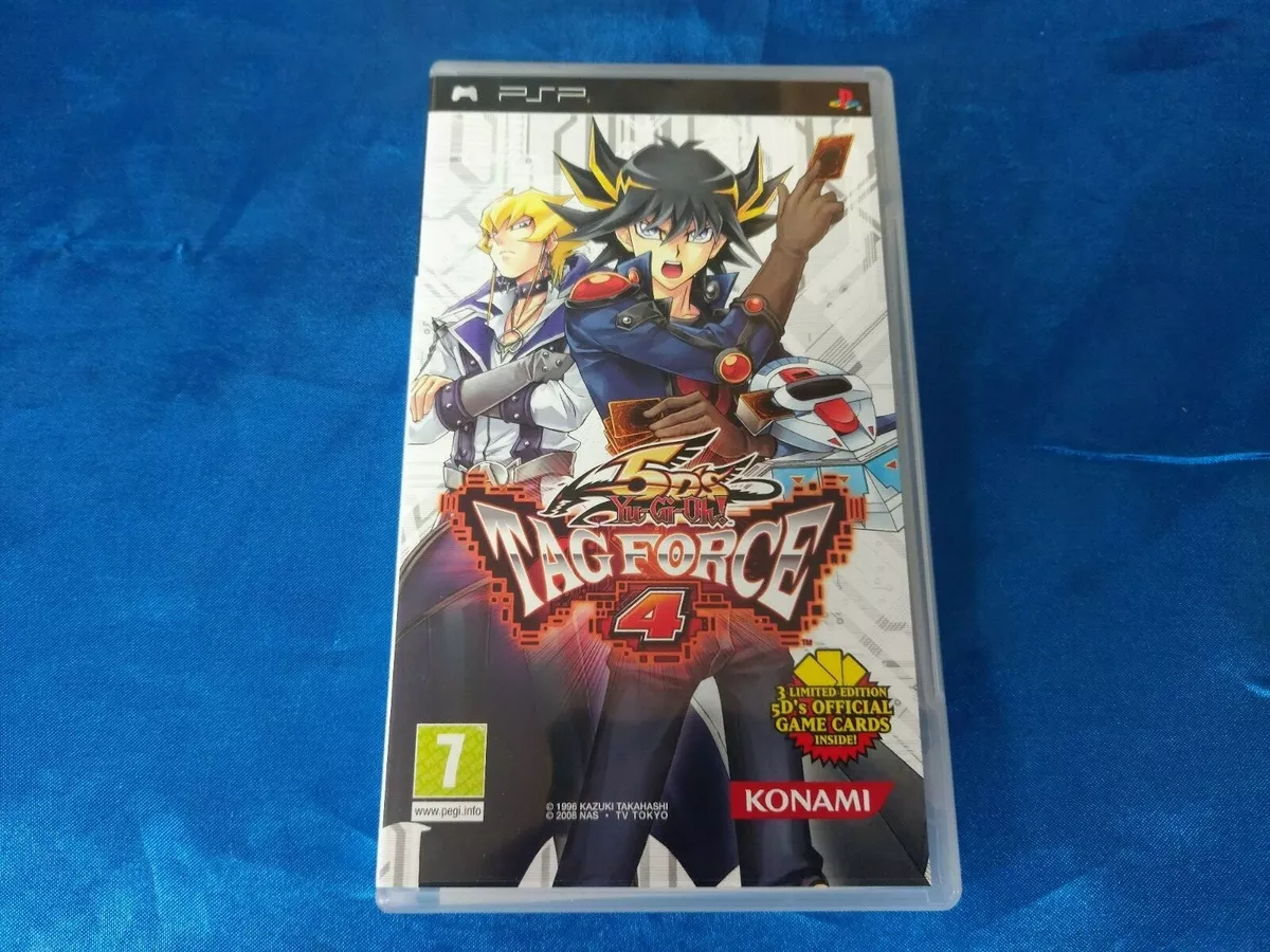 psp YU-GI-OH! 5D's Tag Force 4 + Limited Edition Cards (Works on US  Consoles)