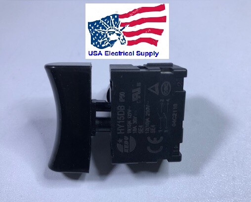 HY15DB IP50 18 (15) A 127V Lock Off Trigger Switch For Mower Saw - Foto 9