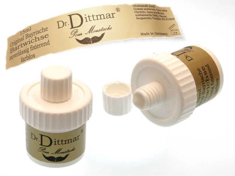 Bayrische Bartwichse -festigend- im Spender 15ml Schnurrbartwichse Dr. Dittmar
