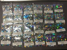 Solvent Resistant Holo Shape Glitter You Choose Color Nail Art Acrylic Gel Body