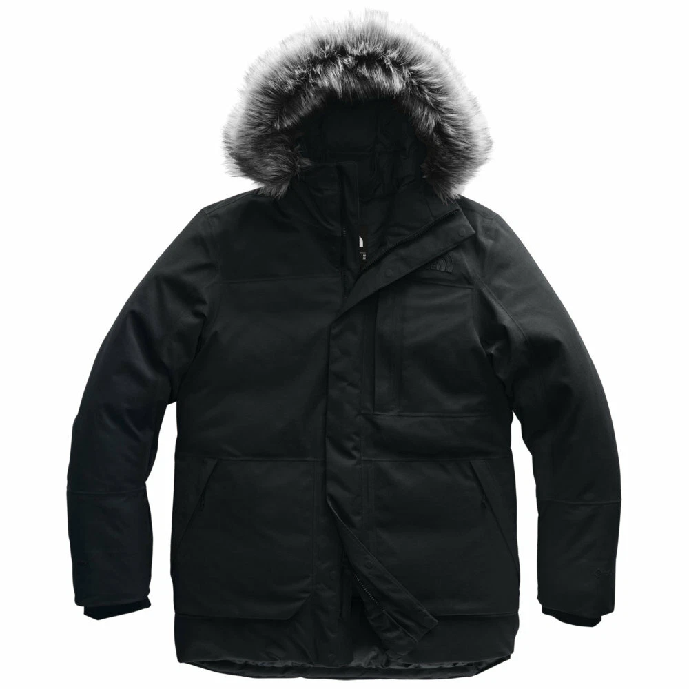 Mens The North Face Defdown GTX 2 Down Insulated Black Parka Jacket (SM) NEW