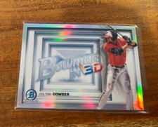 2022 Bowman Chrome Colton Cowser Bowman In 3D Refractor #B3D-20 Orioles NRMT+