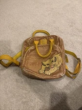 Rare Loungefly Disney Simba Lion King Mini Backpack Lounge fly USED