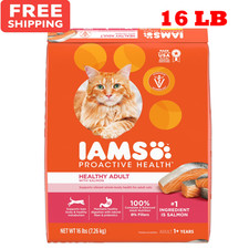 Iams Proactive Health Salmon Dry Cat Food, 16 Lb Bag