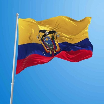 90x150cm Ecuador Flagge Super Poly Fußball Flagge Indoor Outdoor Polyester Flagge