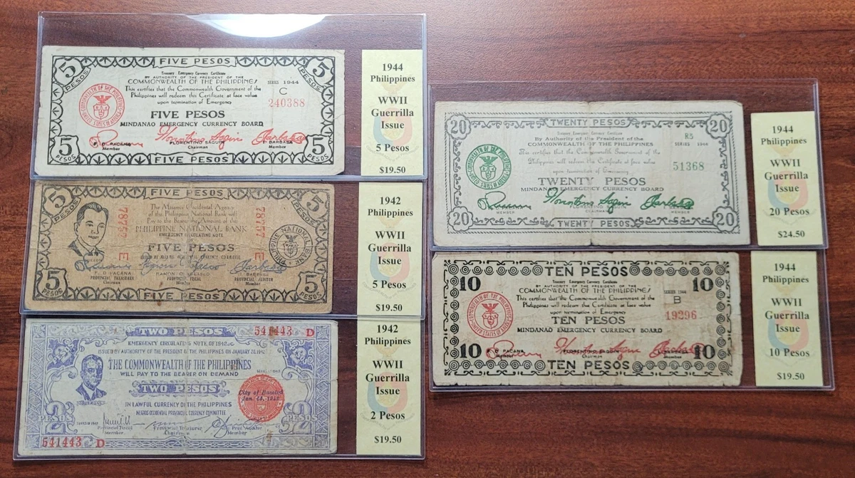 Ungraded 1942 Year Philippine Paper Money for sale | eBay