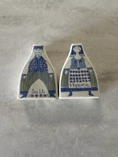 FIGGJO "Lotte" Norway SALT & PEPPER Shakers Old Man and Woman (Kar og Moy)