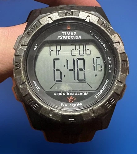 Timex Expedition M540 VIBRATION Alarm Digital Vintage Men’s Watch