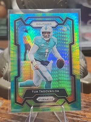 #ad 2023 Panini Prizm Tua Tagovailoa #190 Neon Green Pulsar Prizm 175 $8.99