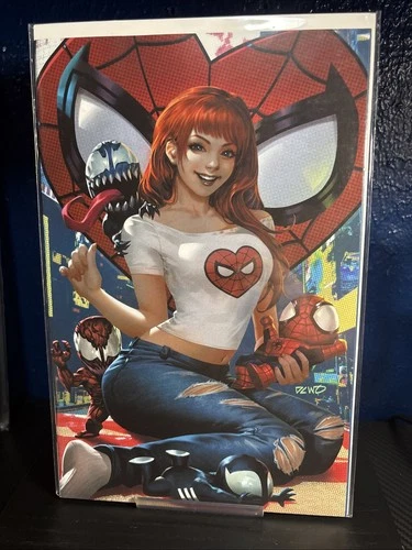 🔥Amazing Spider-Man #53 🕸Mary Jane Derrick Chew Exclsv Virgin Variant (Unread)