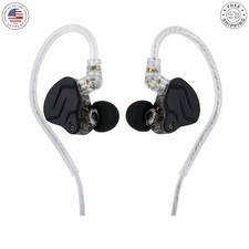 Linsoul KZ ZSN PRO X Dual Driver 1BA 1DD Hybrid Metal Earphones HiFi In-Ear M...