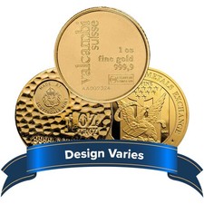 1 Troy oz Generic Name Brand Gold Round .9999 Fine Secondary Market
