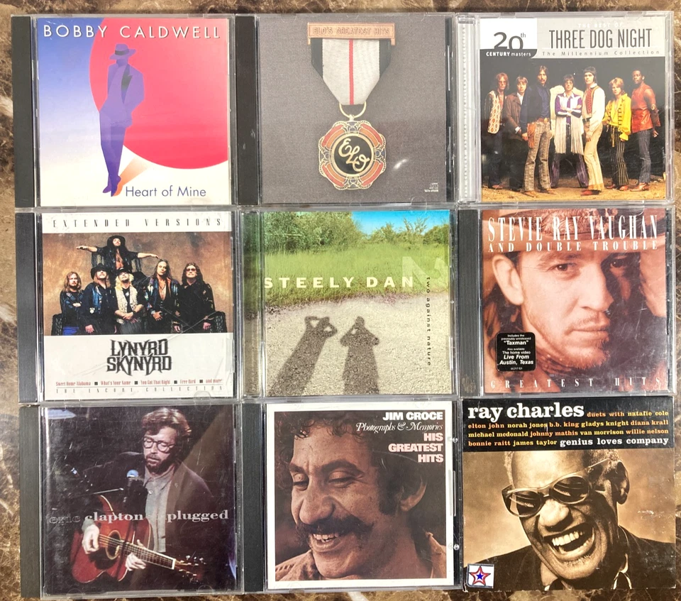Классический рок-н-ролл R&B соул компакт-диск лот 39 Элвис Пресли Эрик Клэптон 60-х 70-х 80-х - Изображение 4 из 4