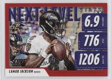 2020 Score Next Level Stats Red Lamar Jackson #NLS-LJ 0z75