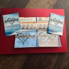 Kingdom Hearts TCG Official Rule Book & Battle Sheets Set 1 & 2  Duty Paid or Re