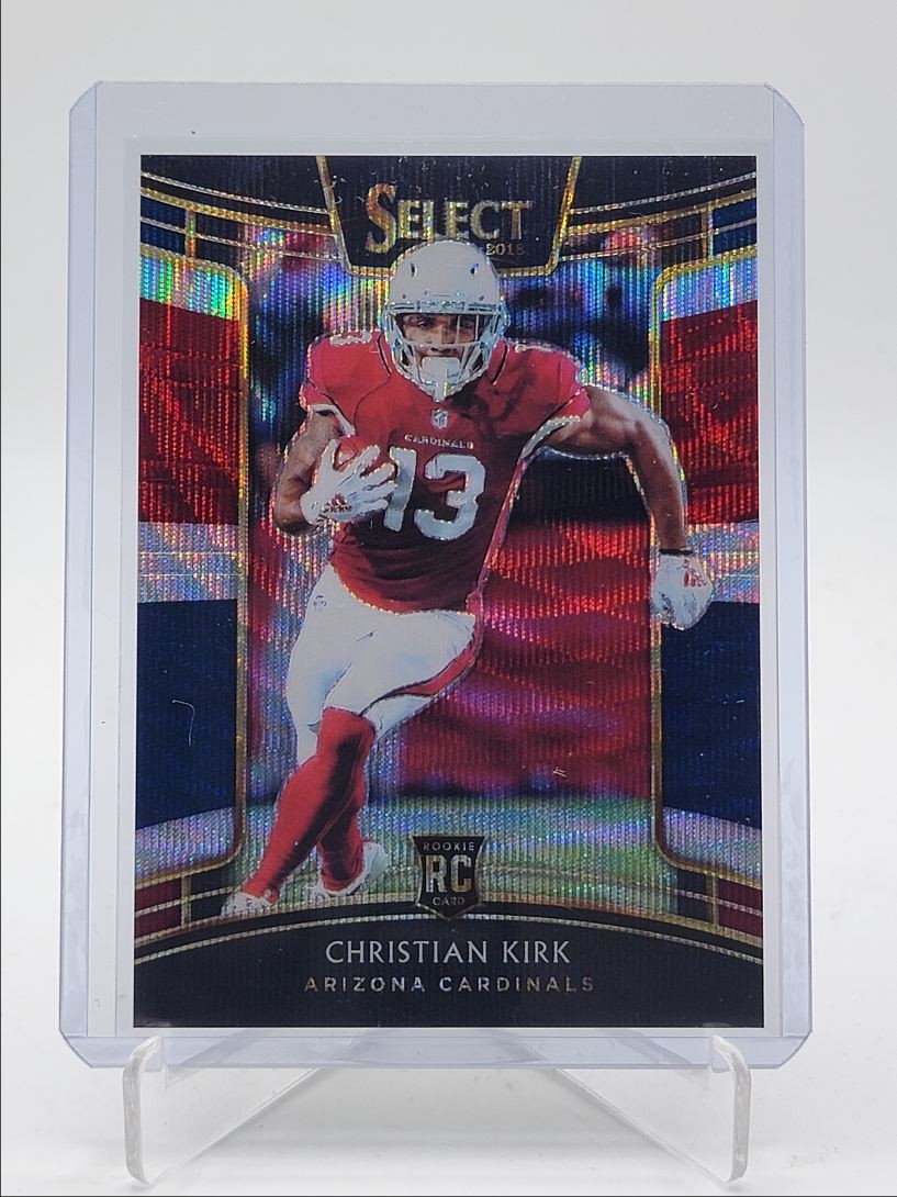 CHRISTIAN KIRK 2018 SELECT CONCOURSE ROOKIE TRI-COLOR RC /199 Q5918