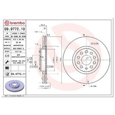 2x Bremsscheibe vorne für Seat Tarraco KN2 26214256