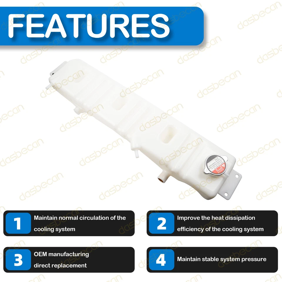 Radiator Coolant Overflow Tank For Ford F600 F700 F800 1980-1999 F6HZ-8A080-B Foto 4 de 4