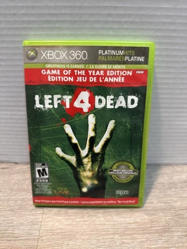 Left 4 Dead Game of the Year Edition Xbox 360 - Damaged Cover Art
