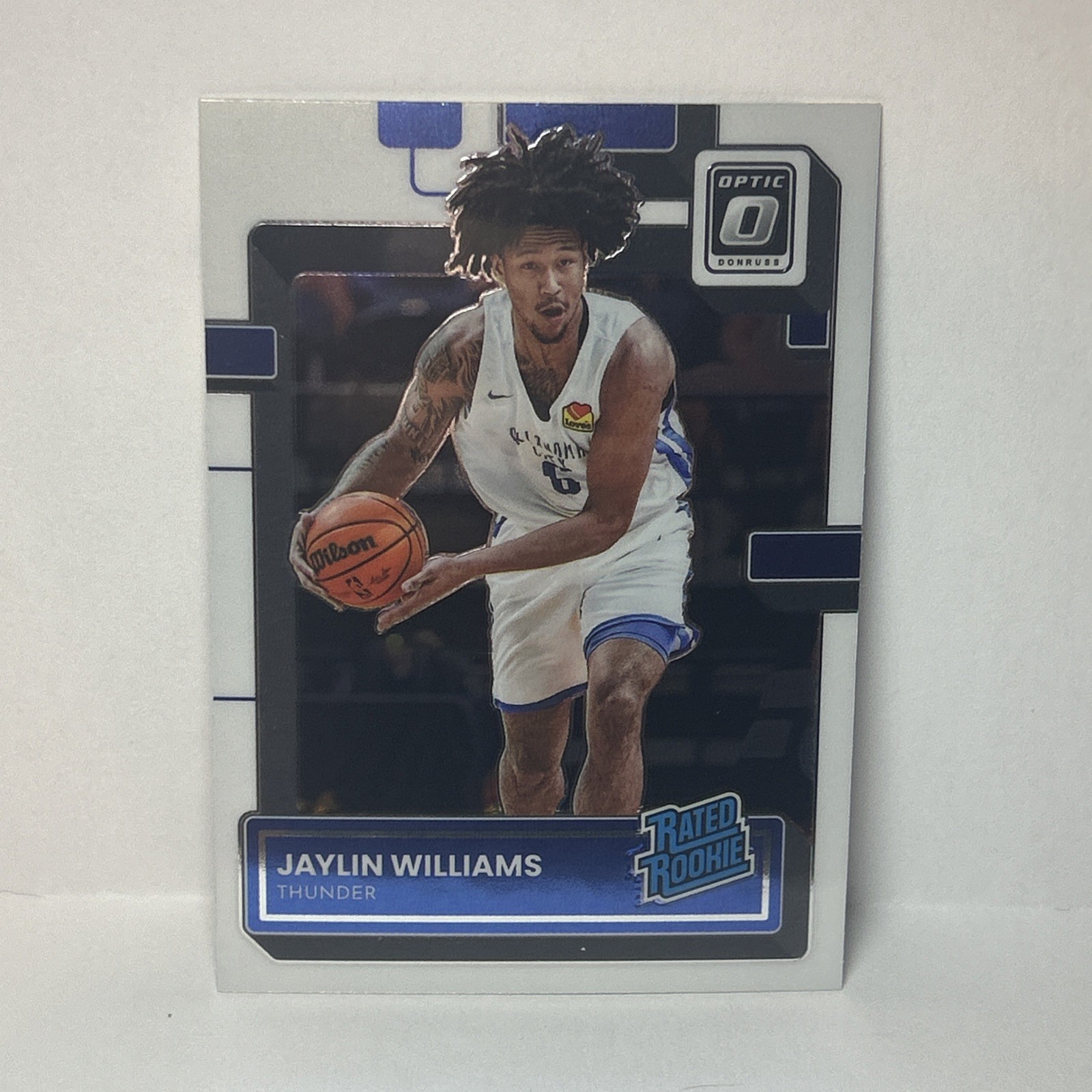 2022-23 Panini Optic Jaylin Williams Holo Rated Rookie RC #246 OKC Thunder