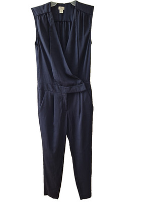HOSS Jumpsuits Navy New Viscous Size 36