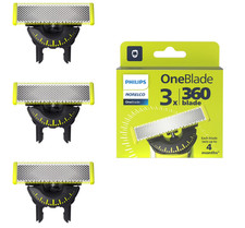 Philips Norelco OneBlade Replacement 360 Blade 3 Pack Genuine Shaver Blades New