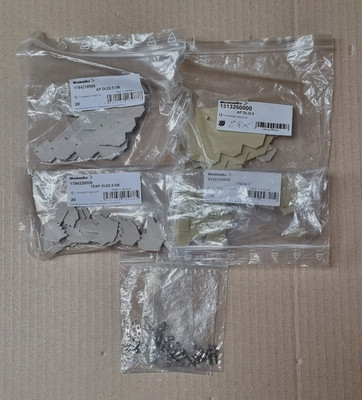 Weidmüller Konvolut Abschlußplatten DLI/DLA, 2er-Brücken