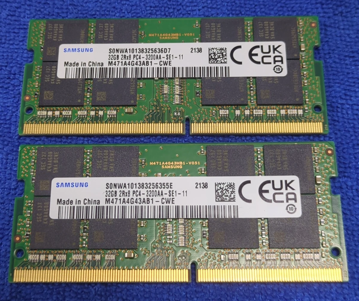 Samsung DDR4 SDRAM 64 GB Total Capacity Memory (RAM) for sale | eBay