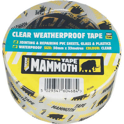 Everbuild Mammut wetterfestes transparentes Klebeband transparent 50 mm 10 m