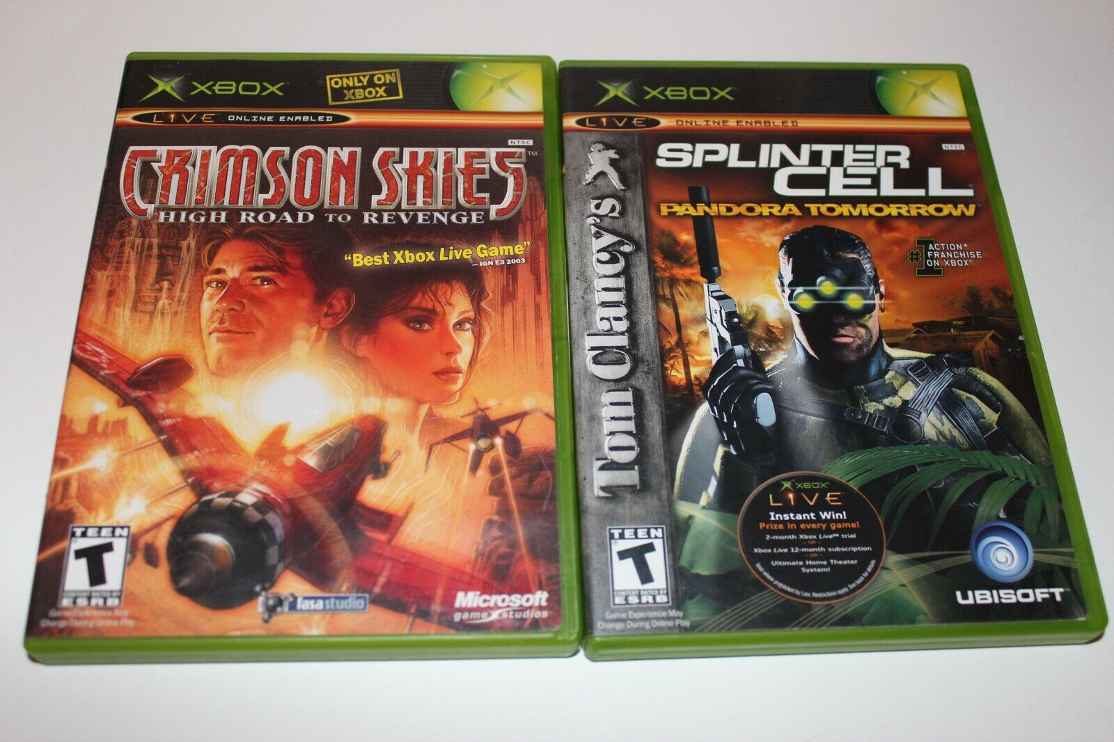 Xbox Tom Clancy's Splinter Cell: Pandora Tomorrow Games