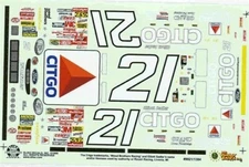 Slixx 1384 #21 Citgo 1999-Elliott Sadler waterslide Nascar decal