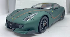 BBR 182105DIE FERRARI F12 TDF VERDE OPACO 1:18 SCALE
