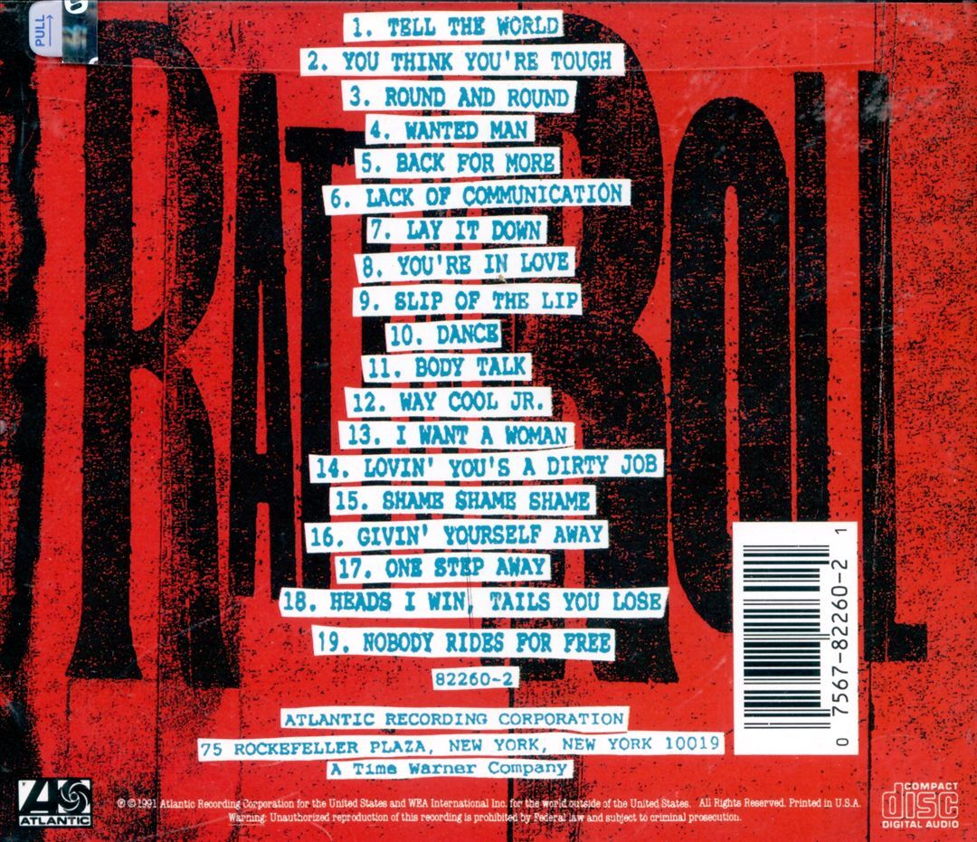 ボーナスディスク付き！ラット/ RATT & ROLL 8191/ 1991年 ボーナスディスク付き！ラット/ RATT & ROLL 8191/ 1991年 Ratt