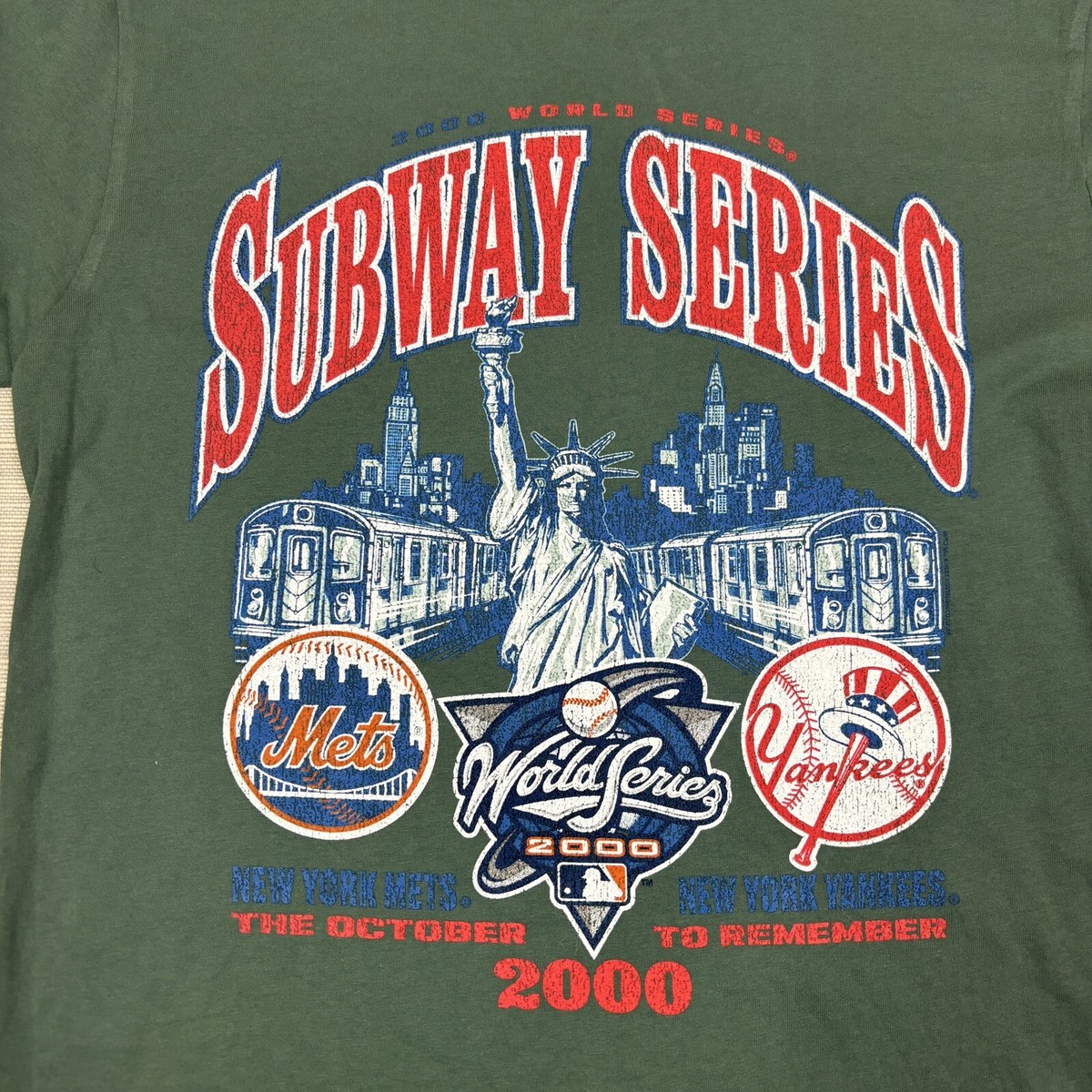 VTG Mitchell & Ness Subway Tshirt 2000 World Series Subway VTG Mitchell & Ness Subway Tshirt 2000 World Series Subway