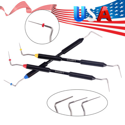 Instrument Dentaire Skysea - Plugger Buchanan Main Endodontie - Pack 3 Tailles (0,1,2)