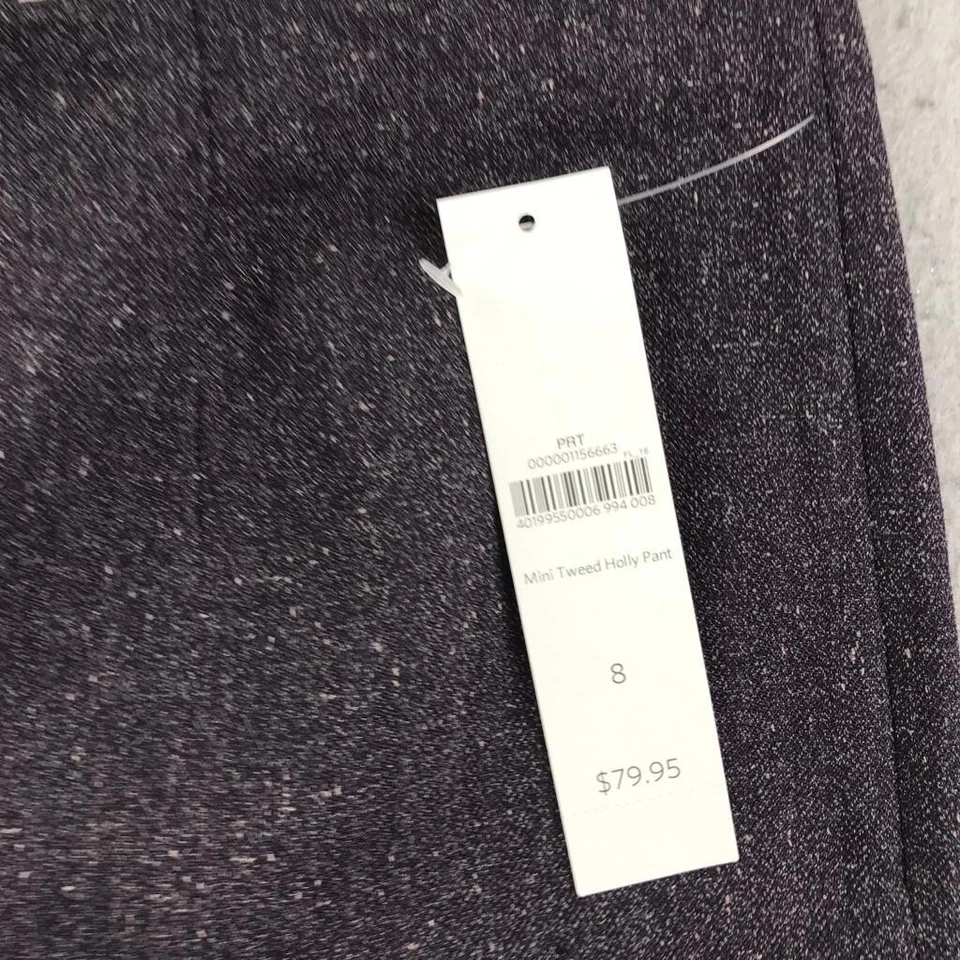 Pantalones Coldwater Creek para mujer 8 marrón calce clásico pierna recta ligeros nuevos con etiquetas Foto 4 de 4