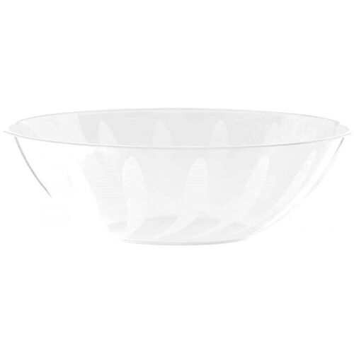 Swirl Plastic Bowl - White - Foto 1 di 1