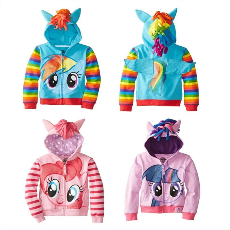 Sueter De Unicornio Ni a Sweater Decorado con Caricaturas de Pony para Ni as