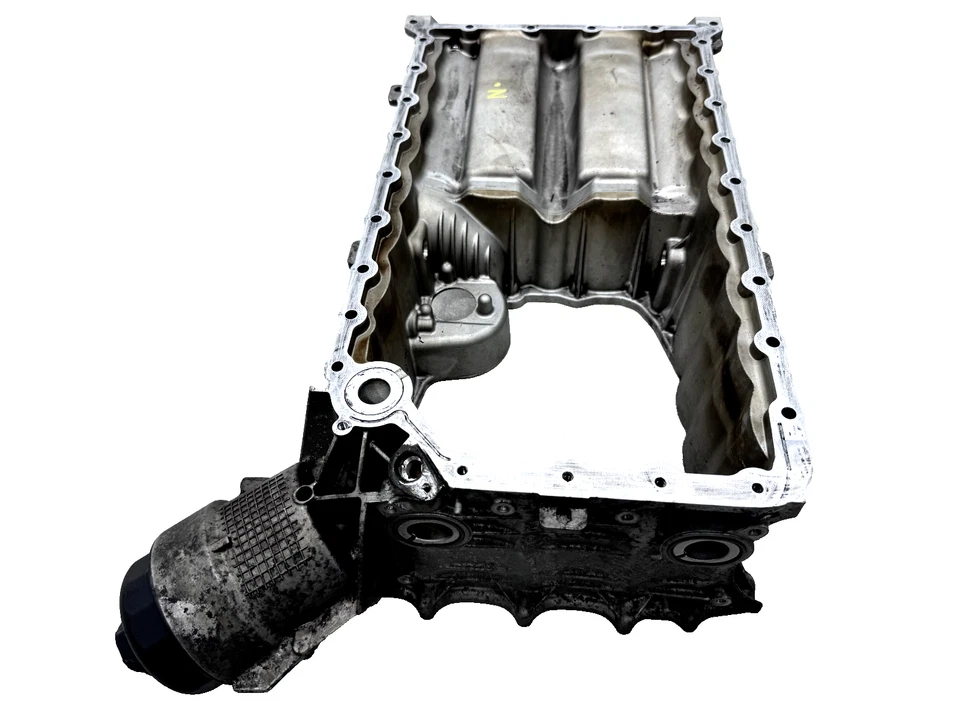 2007-2010 PORSCHE CAYENNE TWIN TURBO 4.8L V8 UPPER ENGINE OIL PAN CRADLE OEM - Image 3 of 4