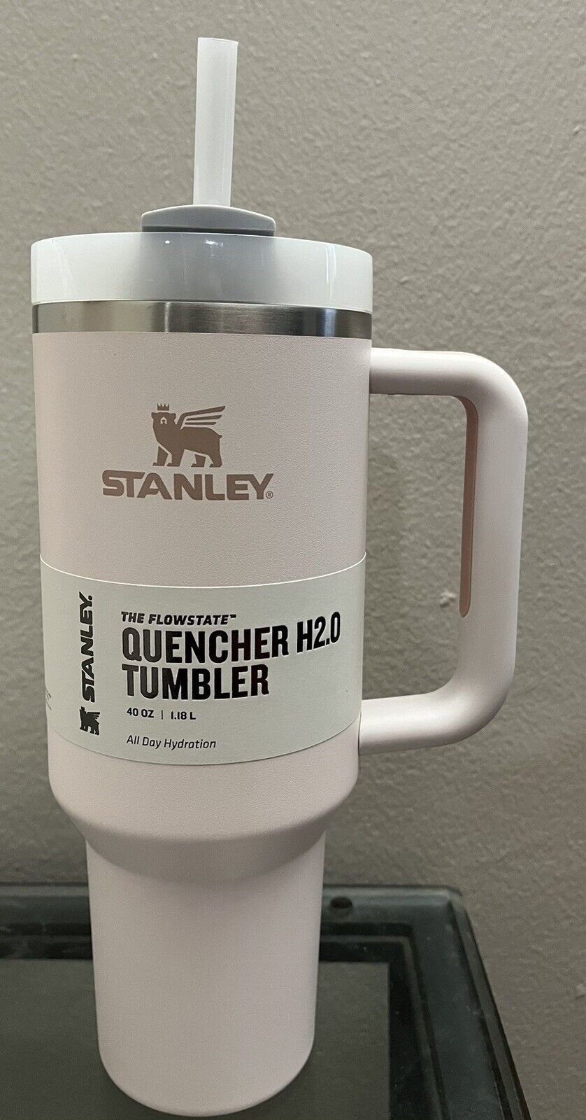 Stanley The Quencher H2.0 Flowstate 40oz Tumbler - Rose Quartz Glow  41604361838