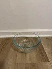 Pyrex 7403-S Ribbed Clear Glass Mixing Bowl 10-Cup 2.5-Liter No Lid