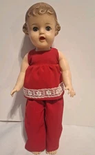 VTG Ideal Baby Doll Open/Shut Golden Eyes Latex Rubber#14 Mold 40’s Adorable