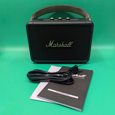 Marshall Kilburn II 2 Wireless Portable Bluetooth Speaker 20+HR, Black and Brass