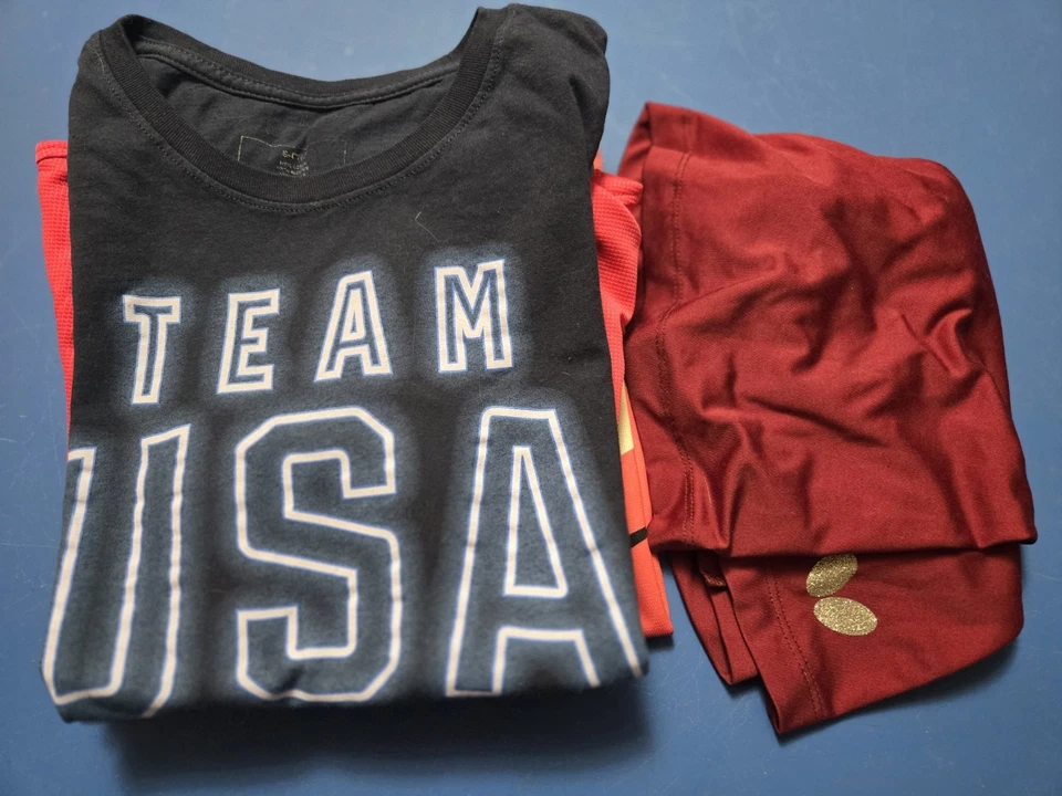 LOTE Camisetas Tenis de Mesa Usadas Skort Niña Ping Pong Camisetas Foto 2 de 4