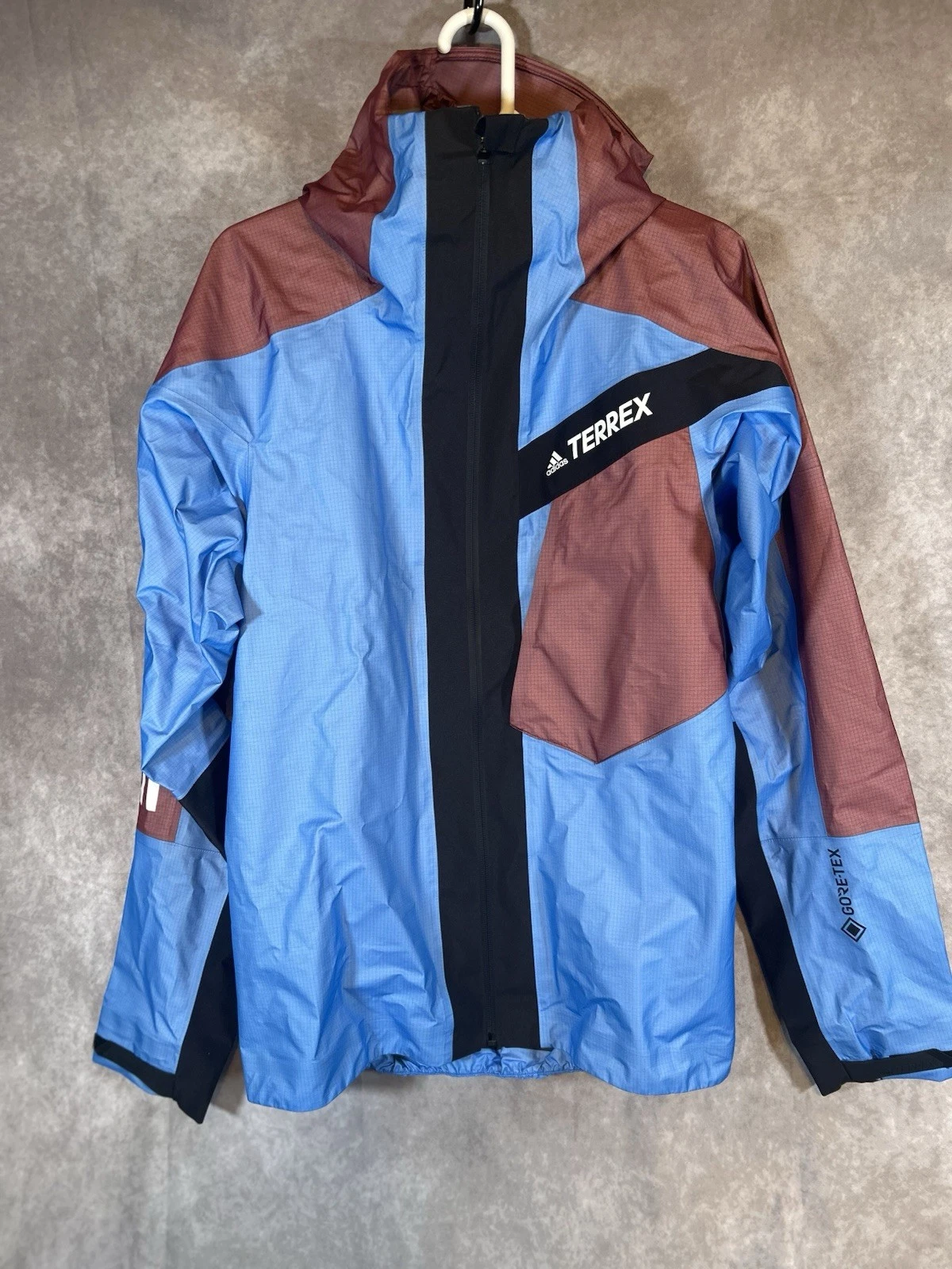 Adidas Terrex Techrock Light GORE-TEX Waterproof Hoodie Jacket H55948 Men Small