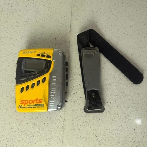 New ListingVintage Sony Sports Groove FM/AM Radio Cassette Walkman WM-FS497, AS-IS PARTS
