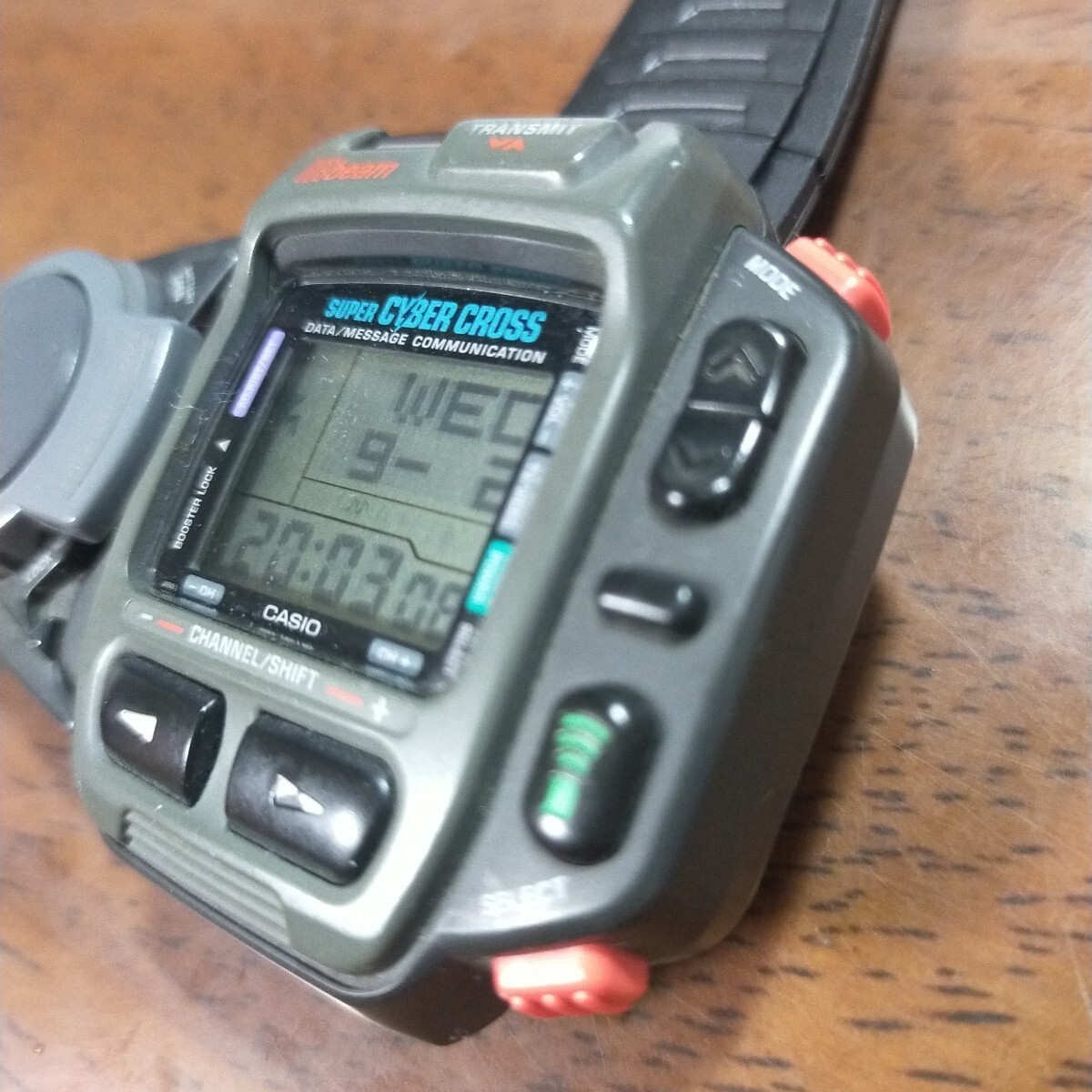Casio Super Cyber Cross JG-200 Vintage Digital Super Optical