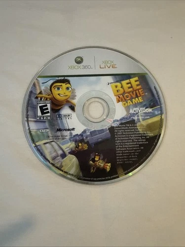 BEE MOVIE game XBOX 360: disk only, GA tracked SHIPPING.