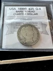 1899 S   Barber Head  Quarter Dollar  USA   #028390