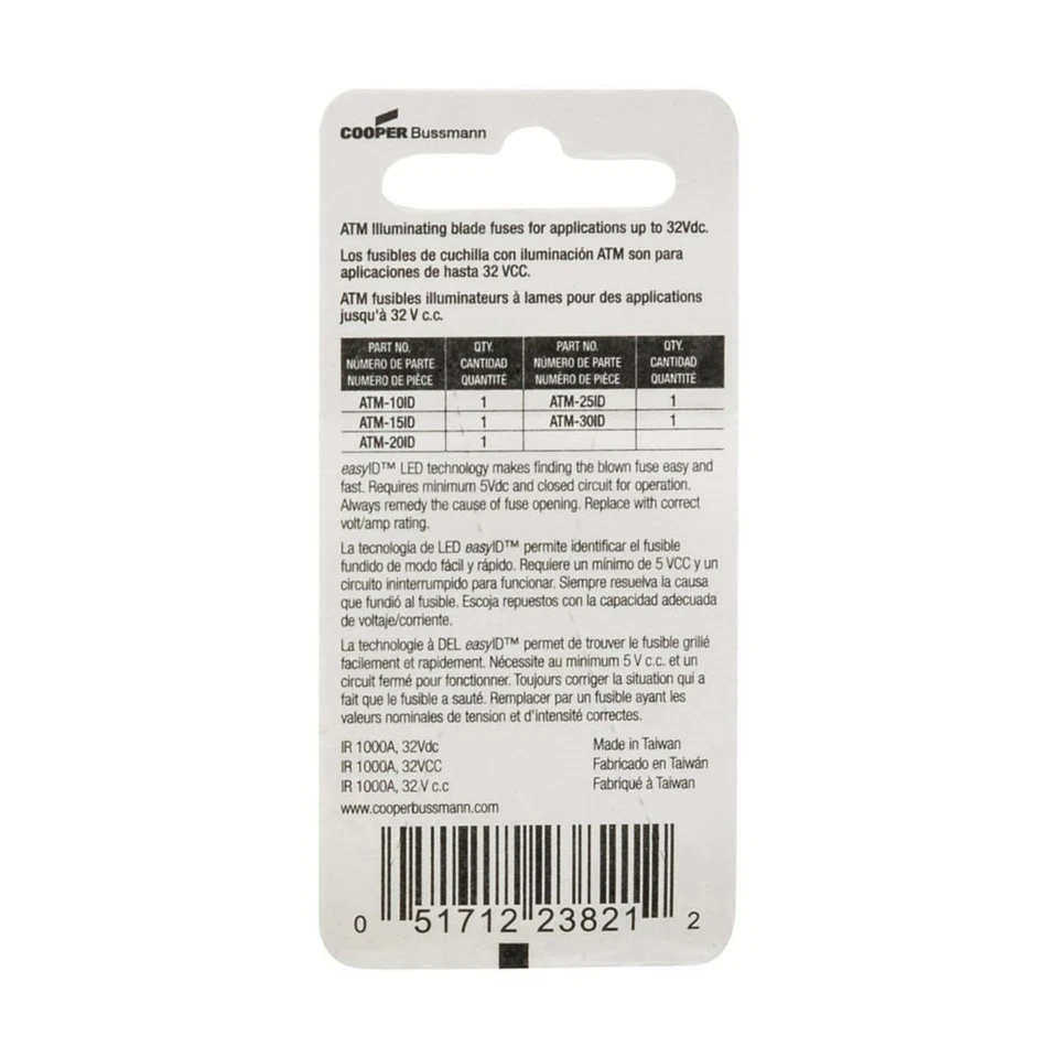 Bussman BP/ATM-AID easyID FUSE Foto 2 de 2